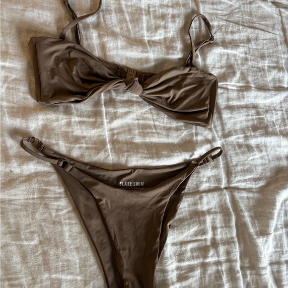 Slate Swim Palermo Bikini Set in color toast - Picture 3 of 5